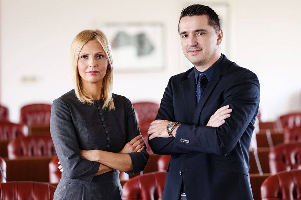 Predsjednica i član Uprave Adriatic osiguranja BiH, Marina Miočić Hamidović i Kornelije Vujnović