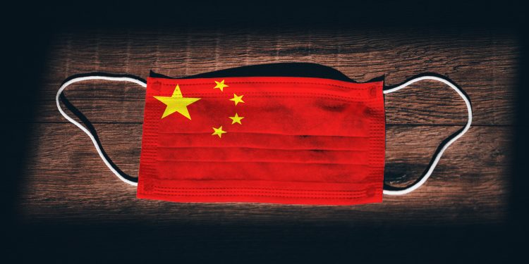 Kina lockdown; ilustracija