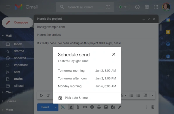 Gmail tempirane poruke
