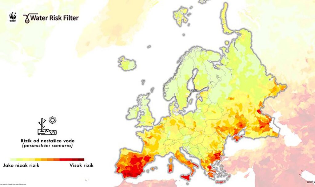 WWF rizik od nestašice vode u Europi