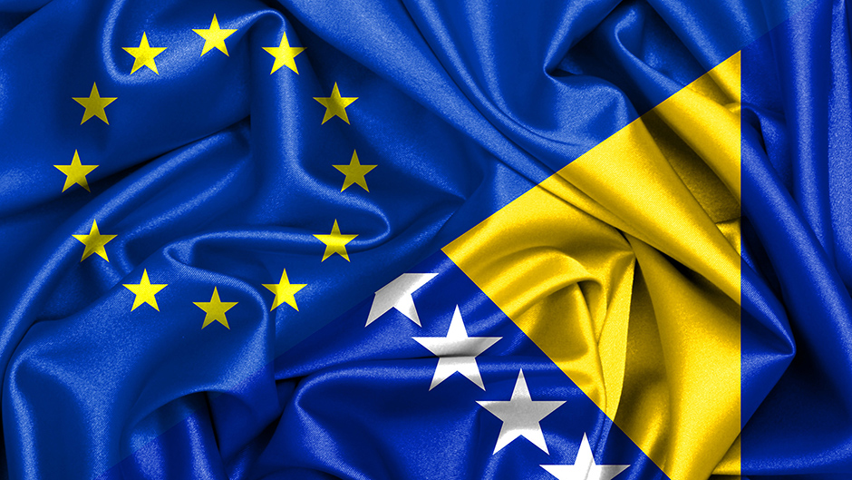 Bosna i Hercegovina & Europska Unija - ilustracija