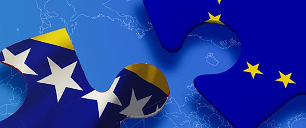 Europska Unija Bosna i Hercegovina ilustracija