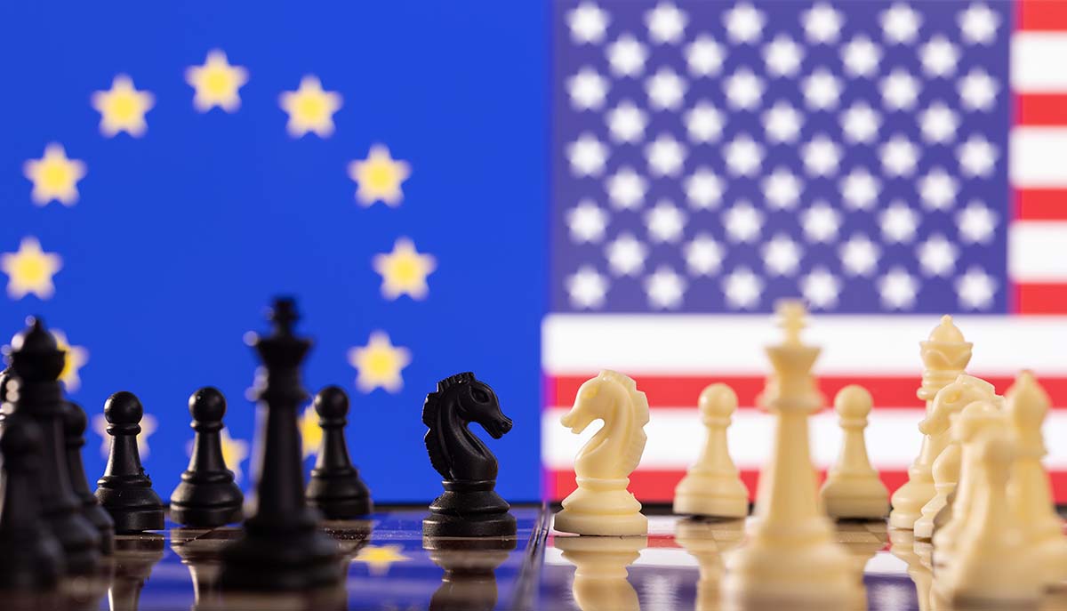 Europska Unija vs. Sjedinjene Američke Države (ilustracija Reuters.com)