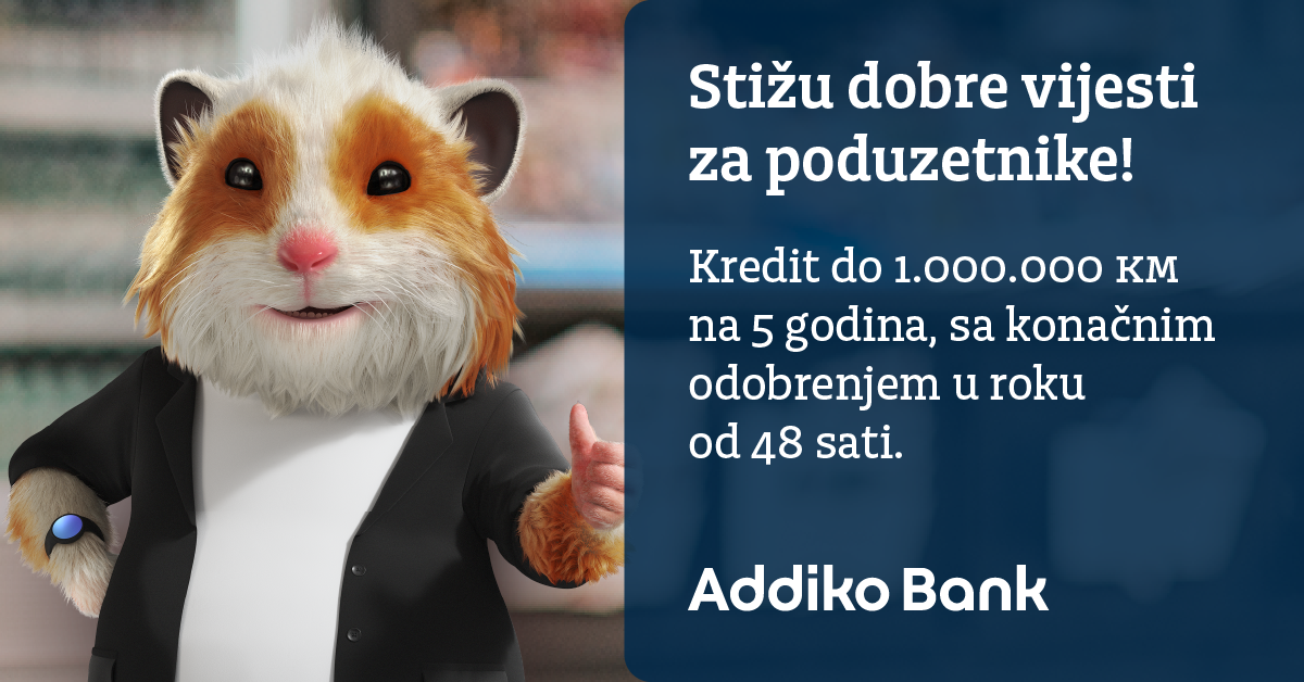 Krediti za poduzetnike - Addiko banka