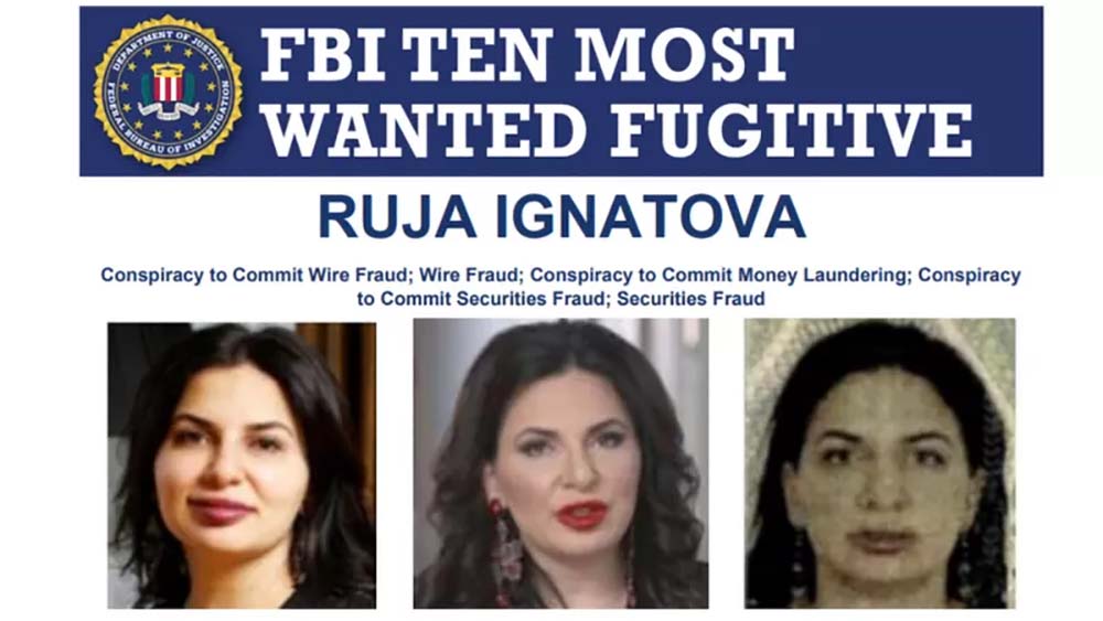 Ruja Ignatova se nalazi na listi top deset najtraženijih osoba FBI