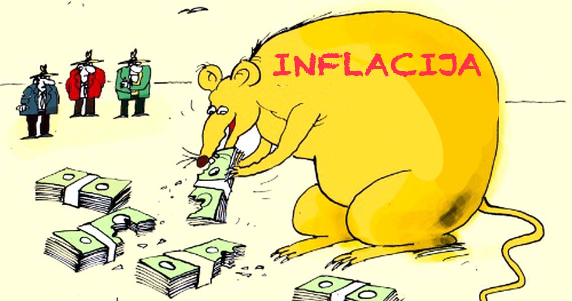 Inflacija eurozona - ilustracija