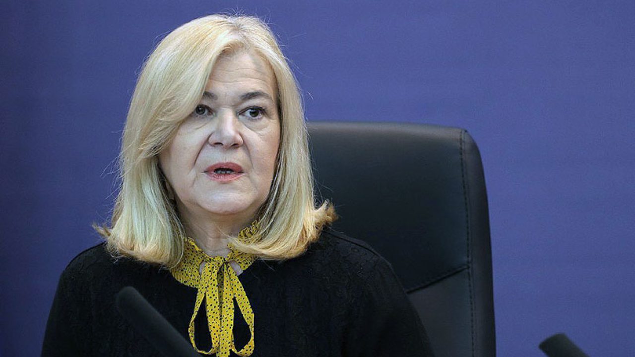 Federalna ministrica financija Jelka Milićević