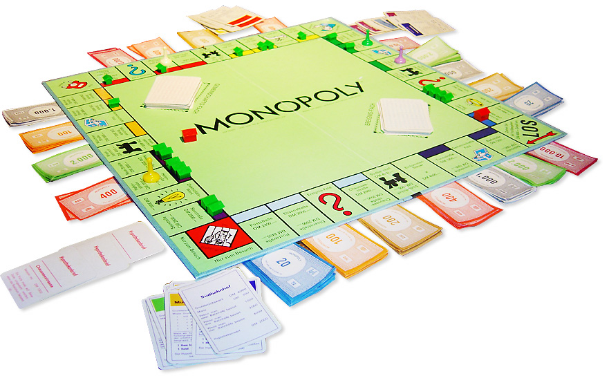 Monopoly ploča ilustracija