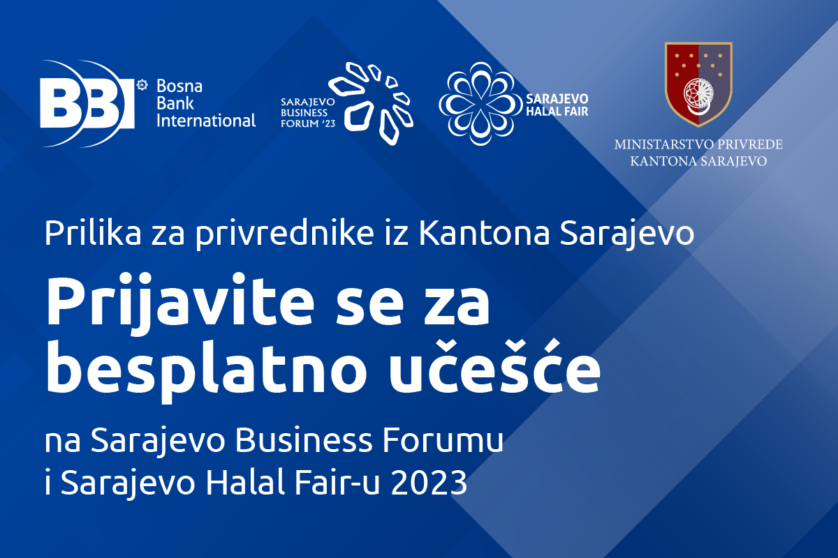 Sarajevo Business Forum - besplatno sudjelovanje