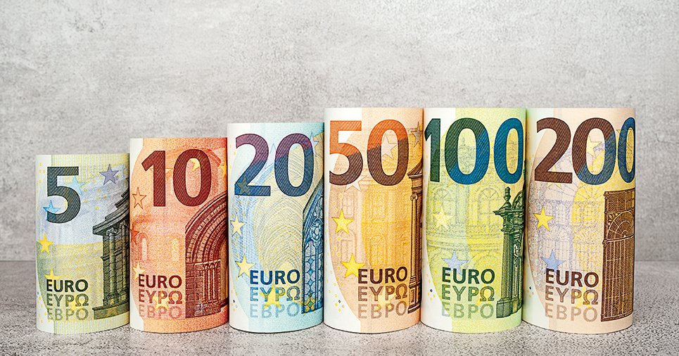 Novčanice eura - ilustracija