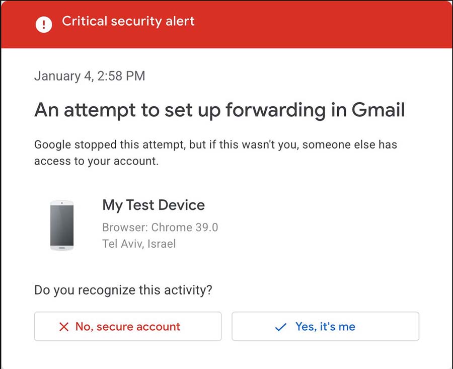 Google provjera na gmail u