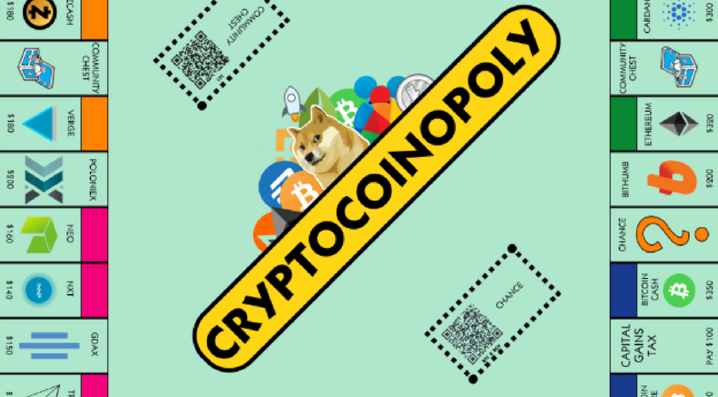 Kripto monopoly - ilustracija