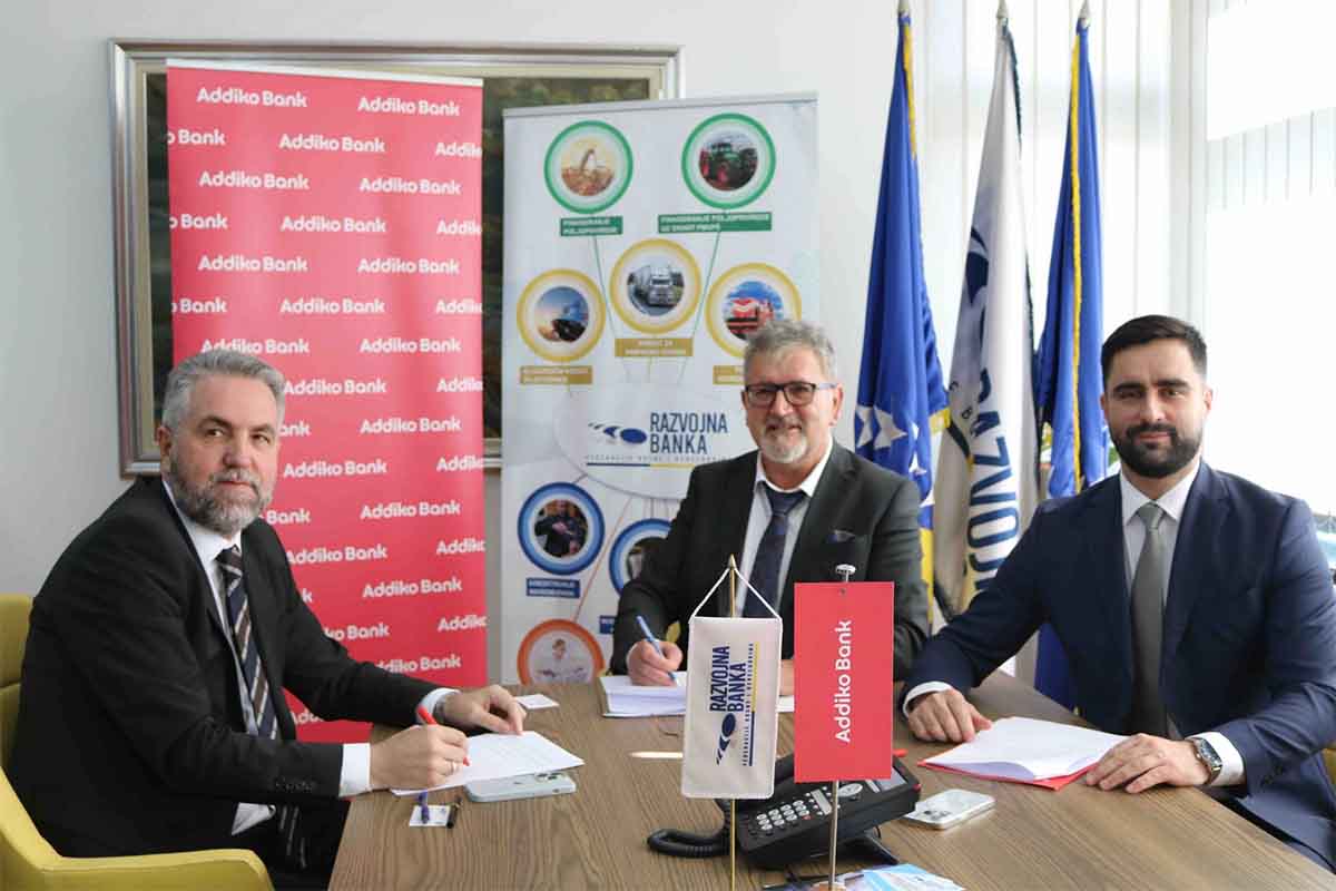 Addiko Bank Sarajevo i Razvojna Banka FBiH potpisale Ugovor