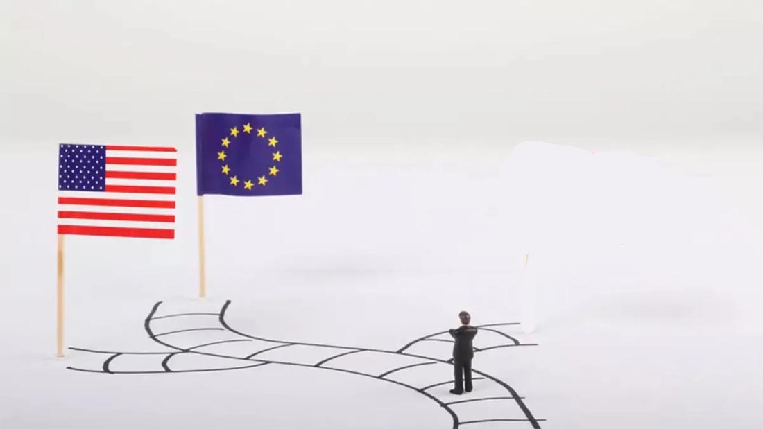 Ilustracija - zašto europske kompanije biraju tržište SAD