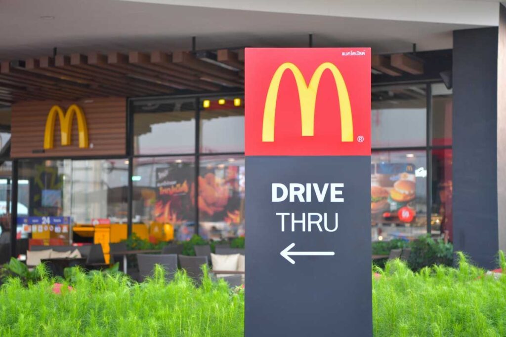 McDonalds drive thru