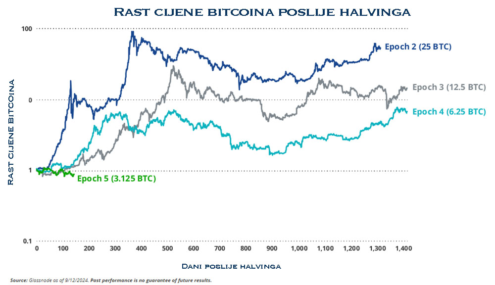 Rast cijene bitcoina poslije halvinga