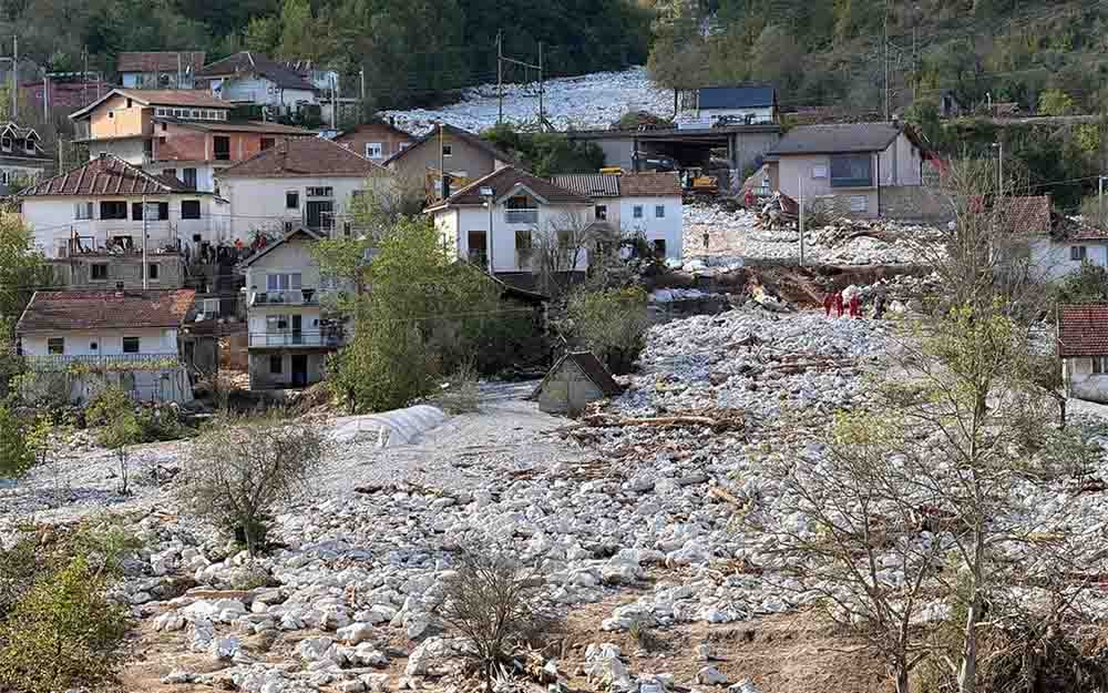 Donja Jablanica štete od poplave (photo: Financa.ba)