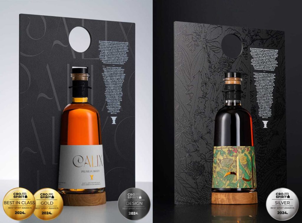 Obiteljski Podrum Pehar - nagrađeni proizvodi premium vinjak_brandy „Calix“ & Premium gorki biljni liker „44“