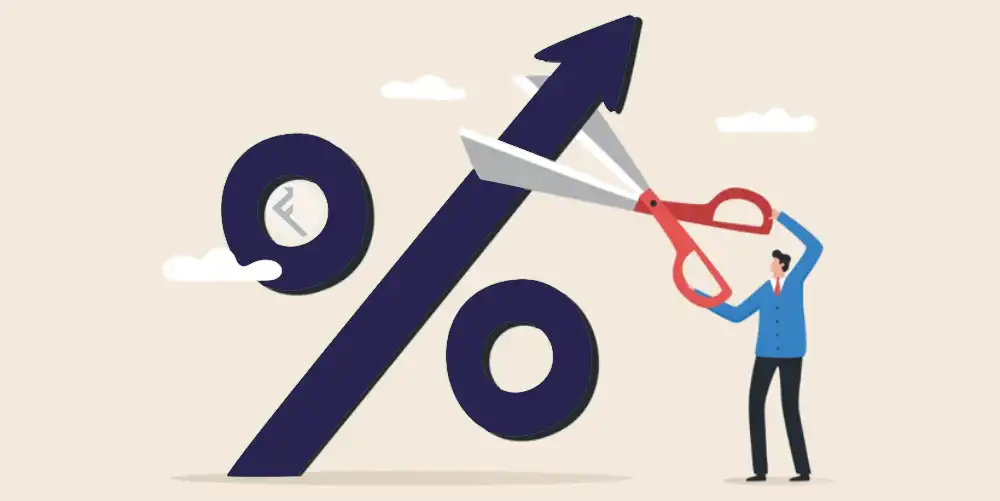 Smanjenje kamatnih stopa - ilustracija