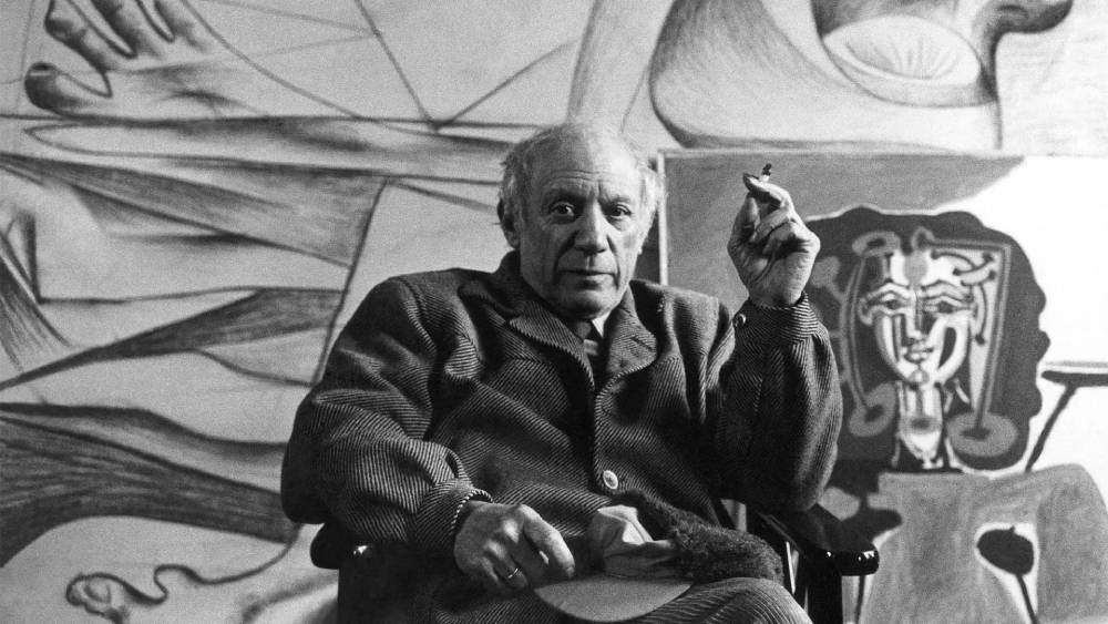 Pablo Picasso u ateljeu
