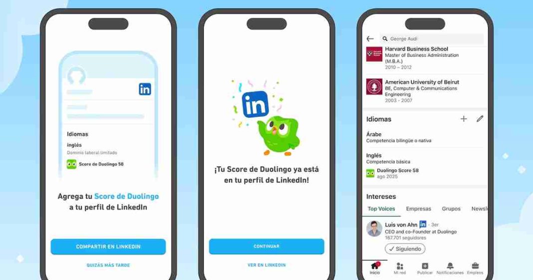 Duolingo i Linkedin