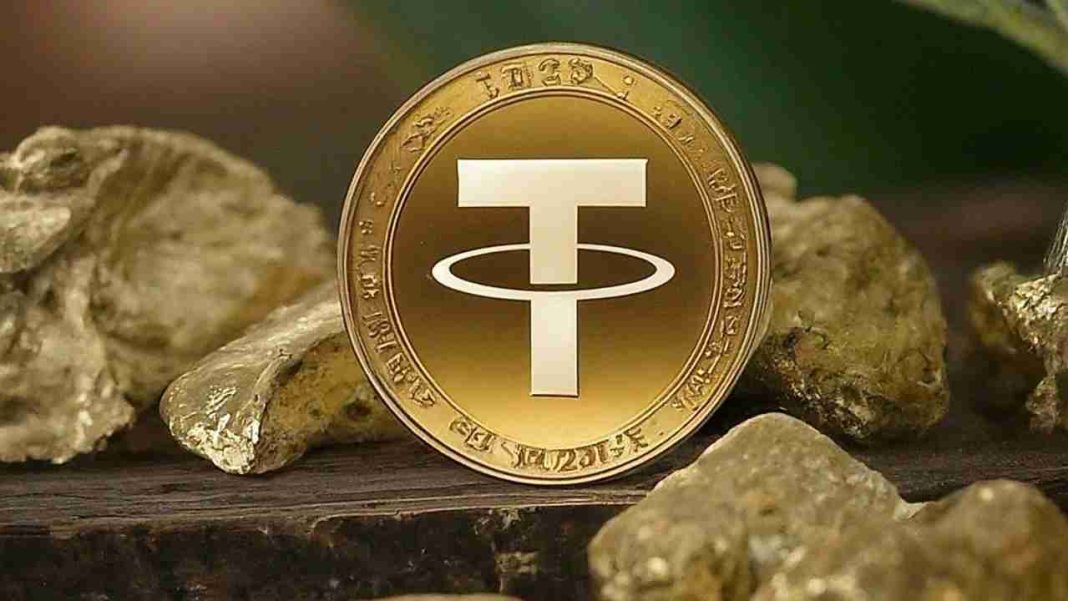 Tether i zlato
