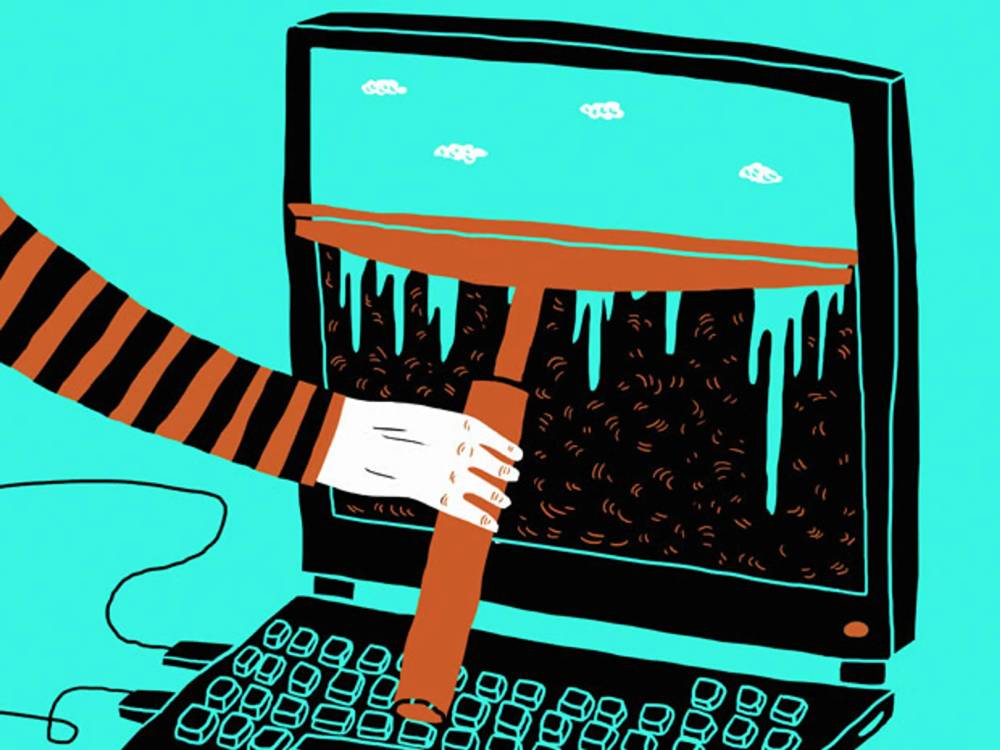 Tko upravlja internetom - ilustracija