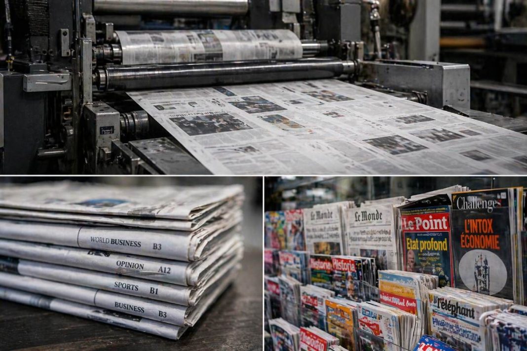 Kriza tiskanih medija u Francuskoj