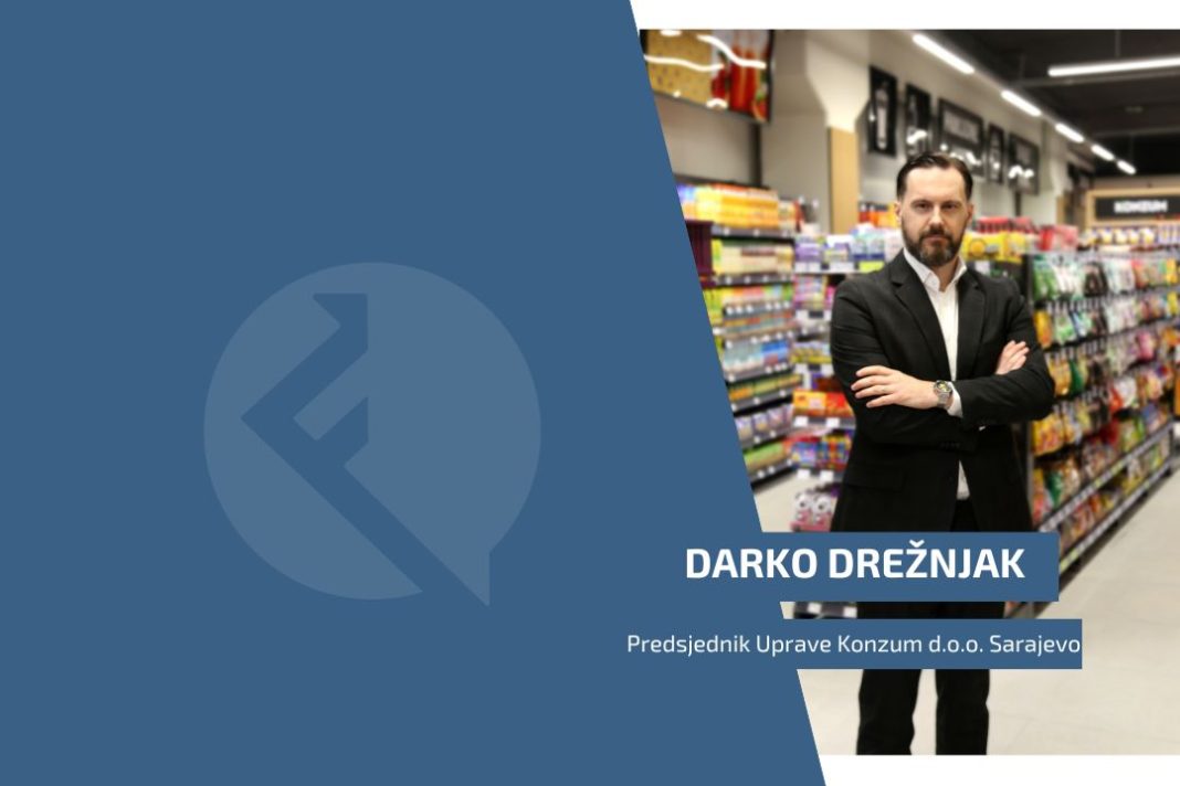Darko Drežnjak, predsjednik Uprave Konzum d.o.o. Sarajevo