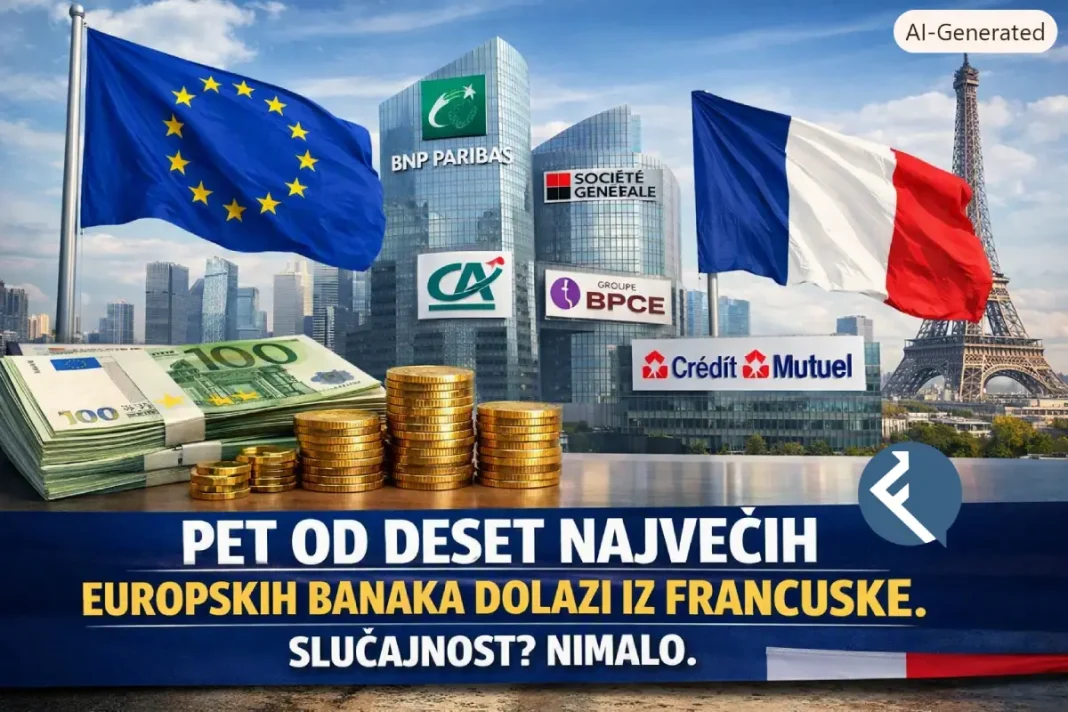 Najveće europske banke - ilustracija Copilot i Financa.ba