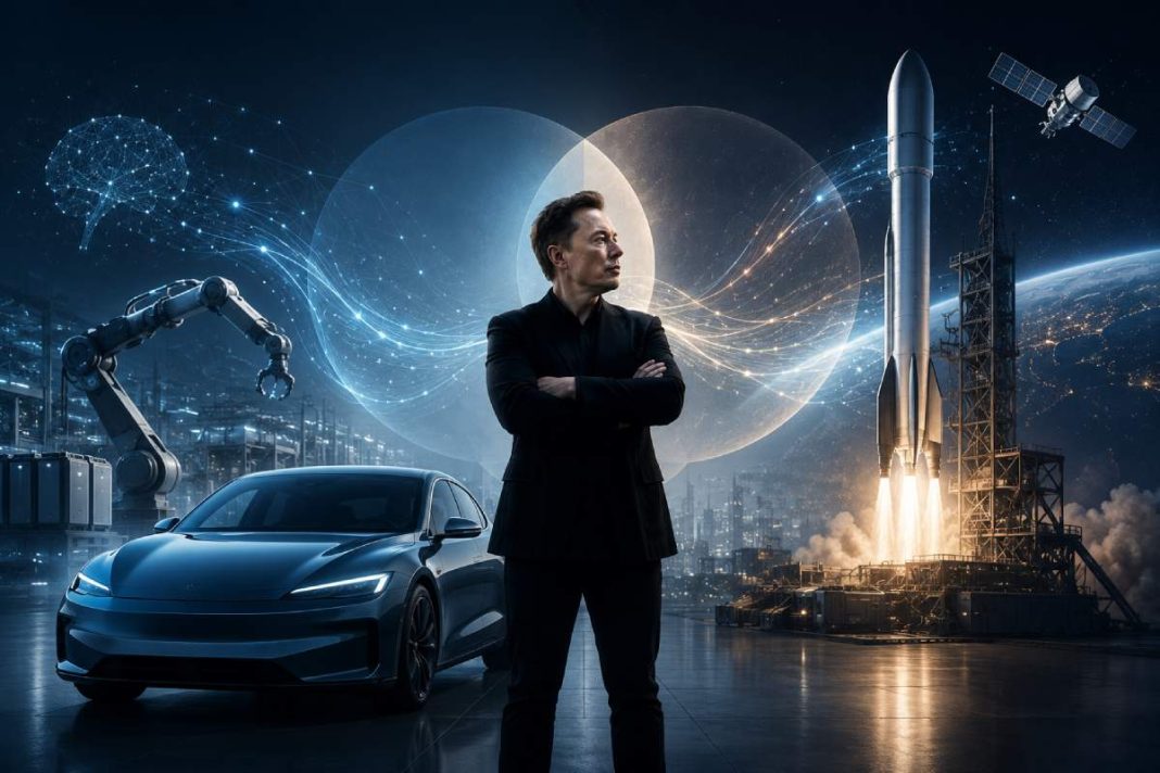spajanje Tesle i SpaceX-a