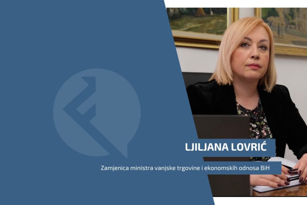 Ljiljana Lovrić, zamjenica ministra vanjske trgovine i ekonomskih odnosa BiH