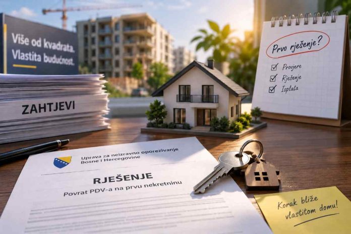 Povrat PDV-a na prvu nekretninu pred prvim rješenjima: Što sada slijedi