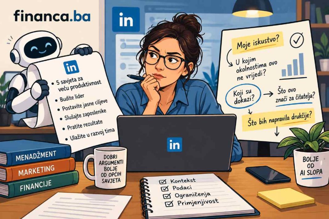 LinkedIn ima problem s AI objavama. A što je s autorima?
